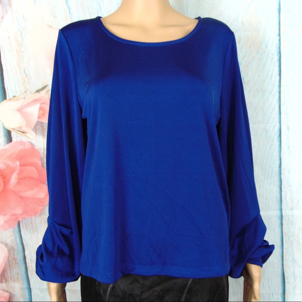 INTERNATIONAL CONCEPTS Long Sleeves Blouse Size L